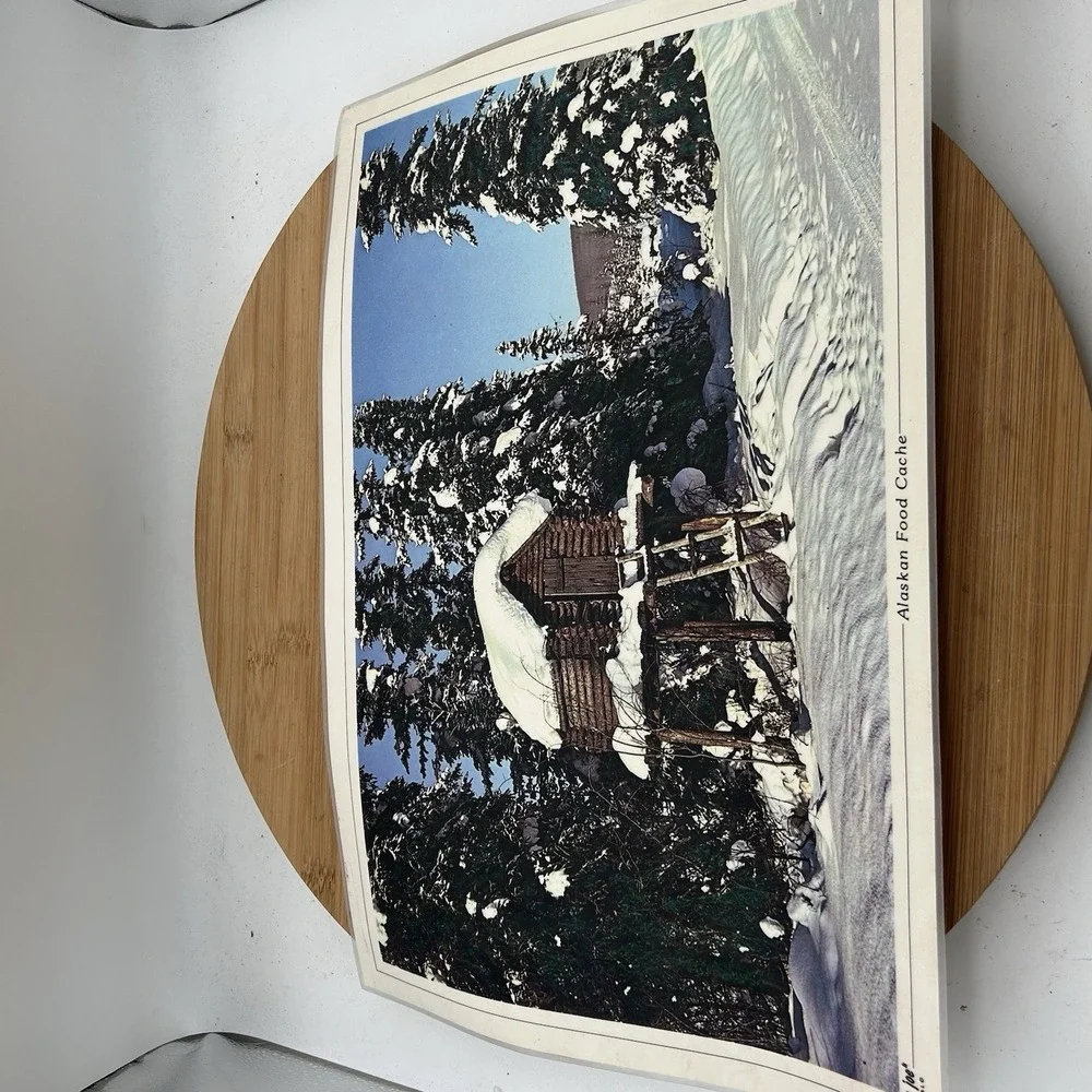Vintage Alaskan Aerial Placemats Photographer‎ Jim Diane Set Of 2 - 17x12